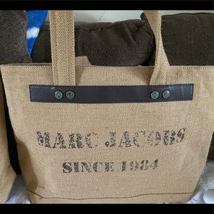 Marc Jacobs burlap tote